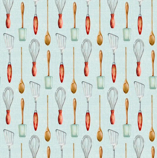 Kitchen Utensils by Springs Creative Fabrics