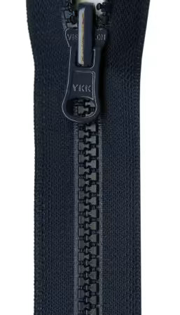 Zippers - 28" Separating Sport Zipper - Navy by Coats & Clark