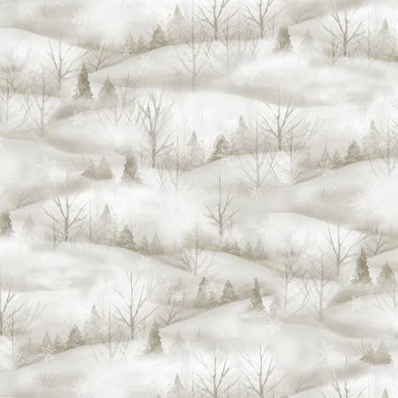 Winter Song - Tonal Scenic 06234 by P & B Textiles