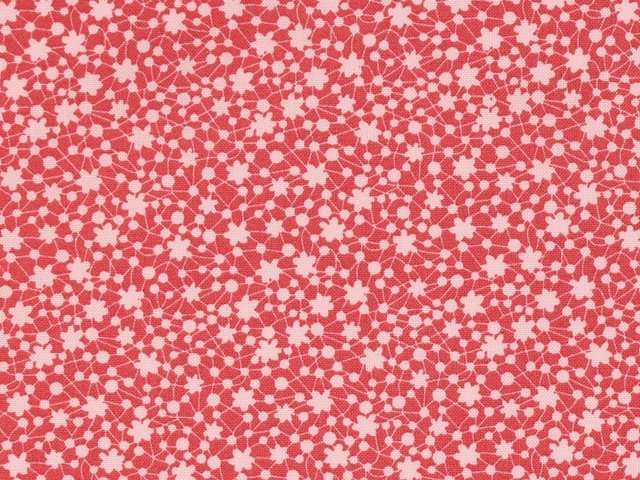 Secret Garden - Tiny Flowers - Dark Pink by Oasis Fabrics