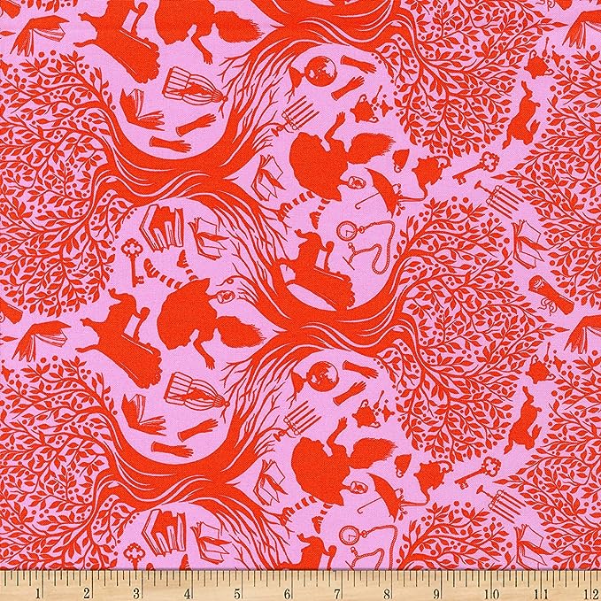 Tula Pink Rabbit Tula Pink Curiouser & Curiouser - Down the Rabbit Hole - Wonder by Fre ...