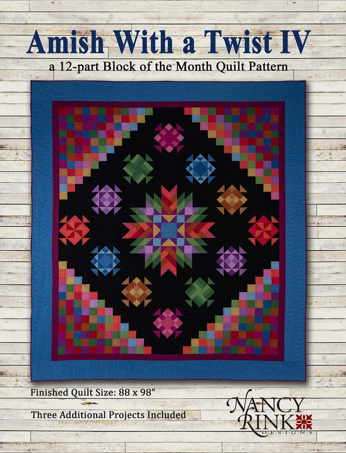 Amish With a Twist IV - Block of the Month Quilt Pattern and Kit