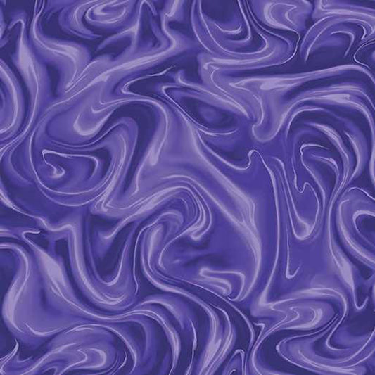 Marbleized Blue Violet by Benartex