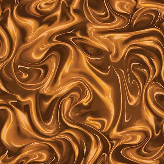 Marbleized Caramel by Benartex