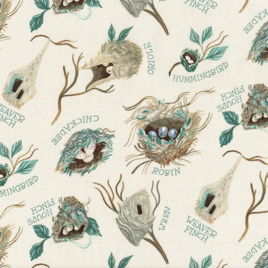Bird Song - Bird Nest by Dear Stella Fabric