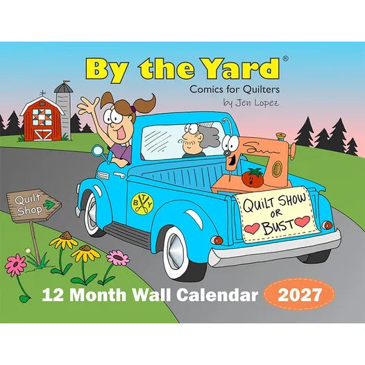 2027 By the Yard 12 Month Wall Calendar