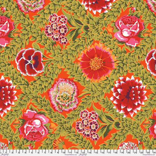 Kaffe Fassett - Vintage Flower Lattice - Circus - By Free Spirit