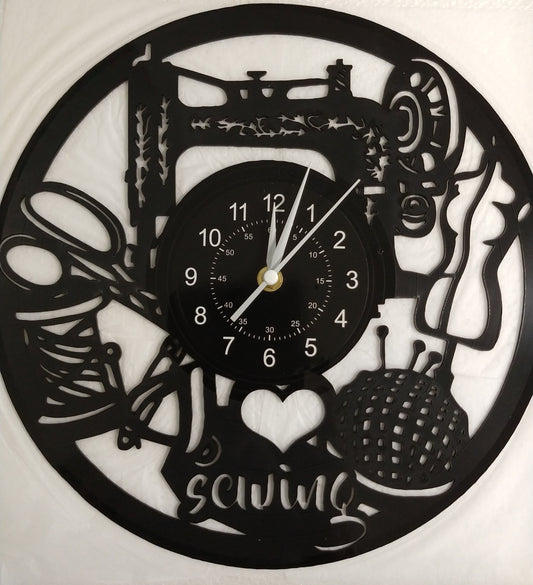 Sewing Machine Clock