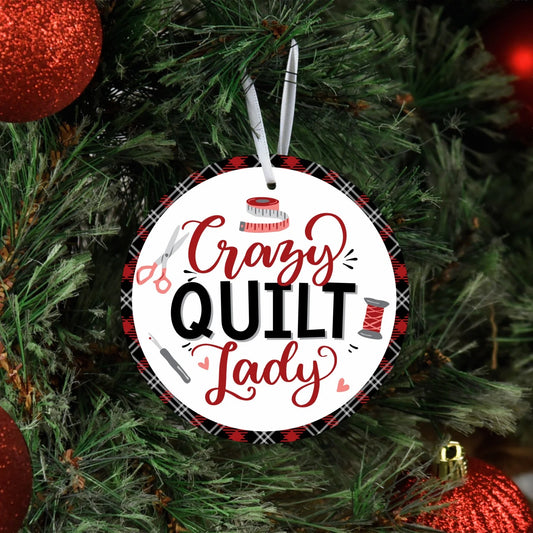 Ornament - Crazy Quilt Lady