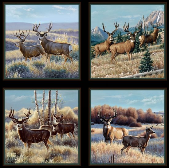 Deer Panel by Elizabeth's Studio