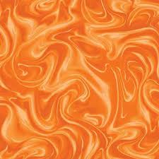 Marbleized Orange by Benartex