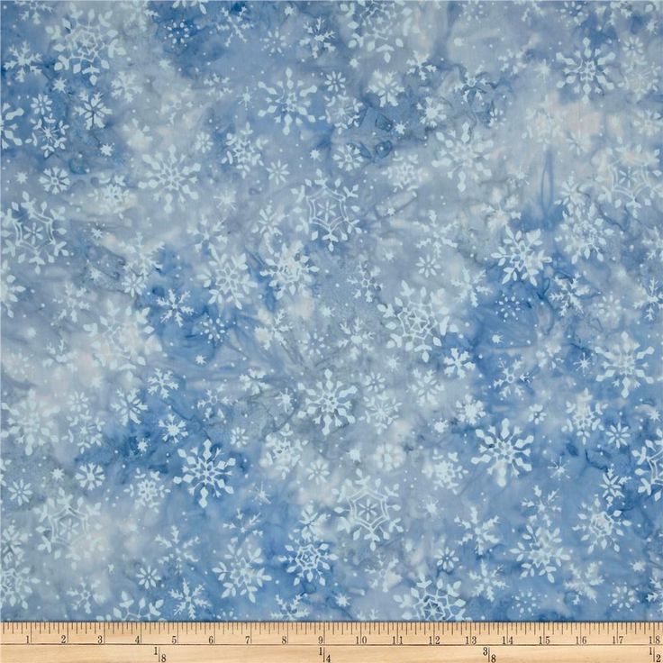 Tonga Frost Batik - Jack Frost Snowflakes - By Tonga Treats and Timeless Treasures