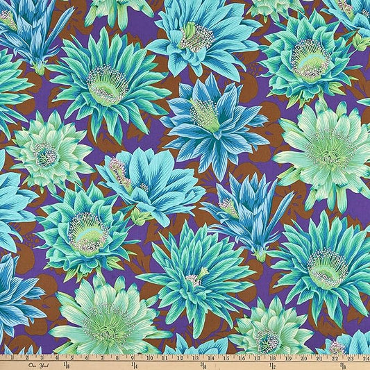 Kaffe Fassett - Cactus Flower - Emerald - Free Spirit