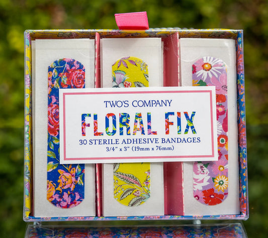 Two's Company Floral Fix Sterile Adhesive Bandages