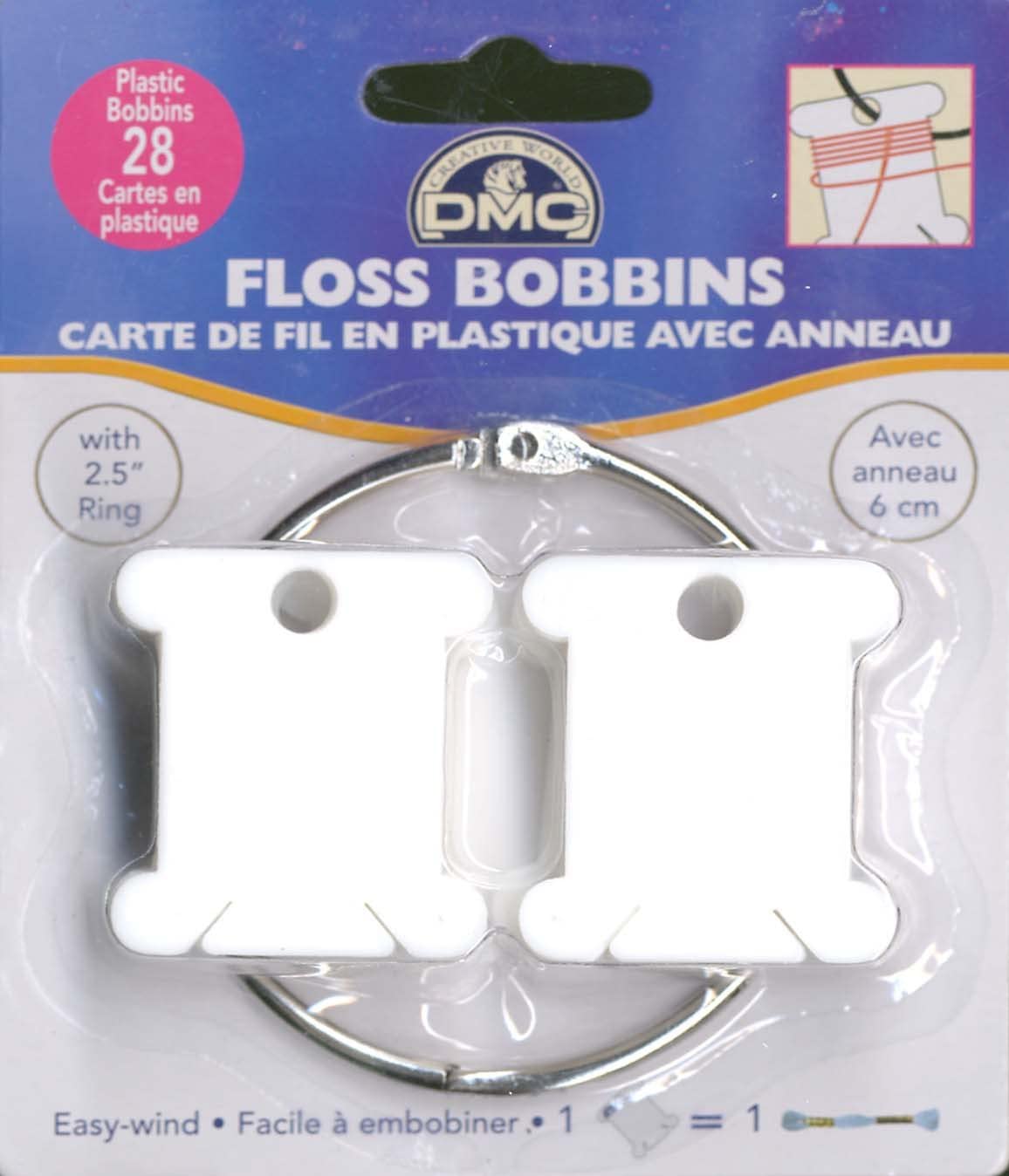 Floss Bobbins for DMC Floss