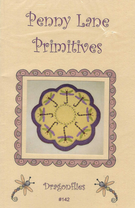 Dragonflies Candle Mat by Penny Lane Primitives