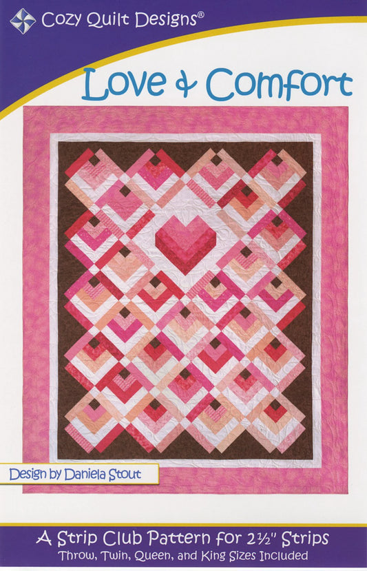 Love & Comfort Pattern By Cozy Quilt Designs