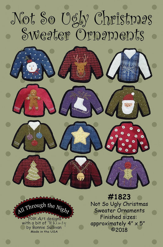 Not So Ugly Christmas Ornaments by All Through the Night