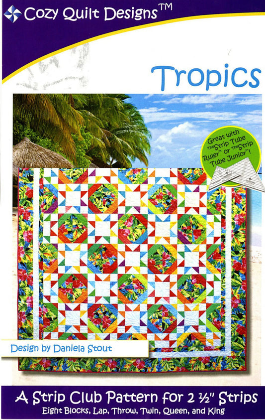Tropics Pattern By Cozy Quilt Designs