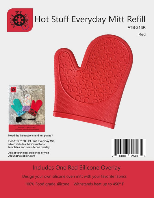 Around the Bobbin - Hot Stuff Everyday Mitt Refill Red