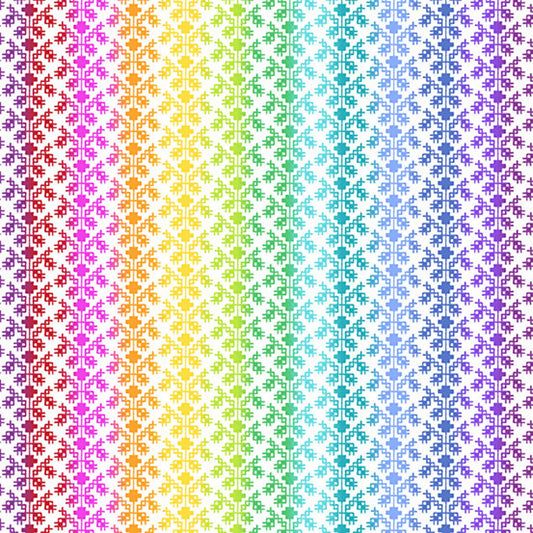 Rainbow Wonderland - Style A Pattern 327 Color L by Andover Fabrics