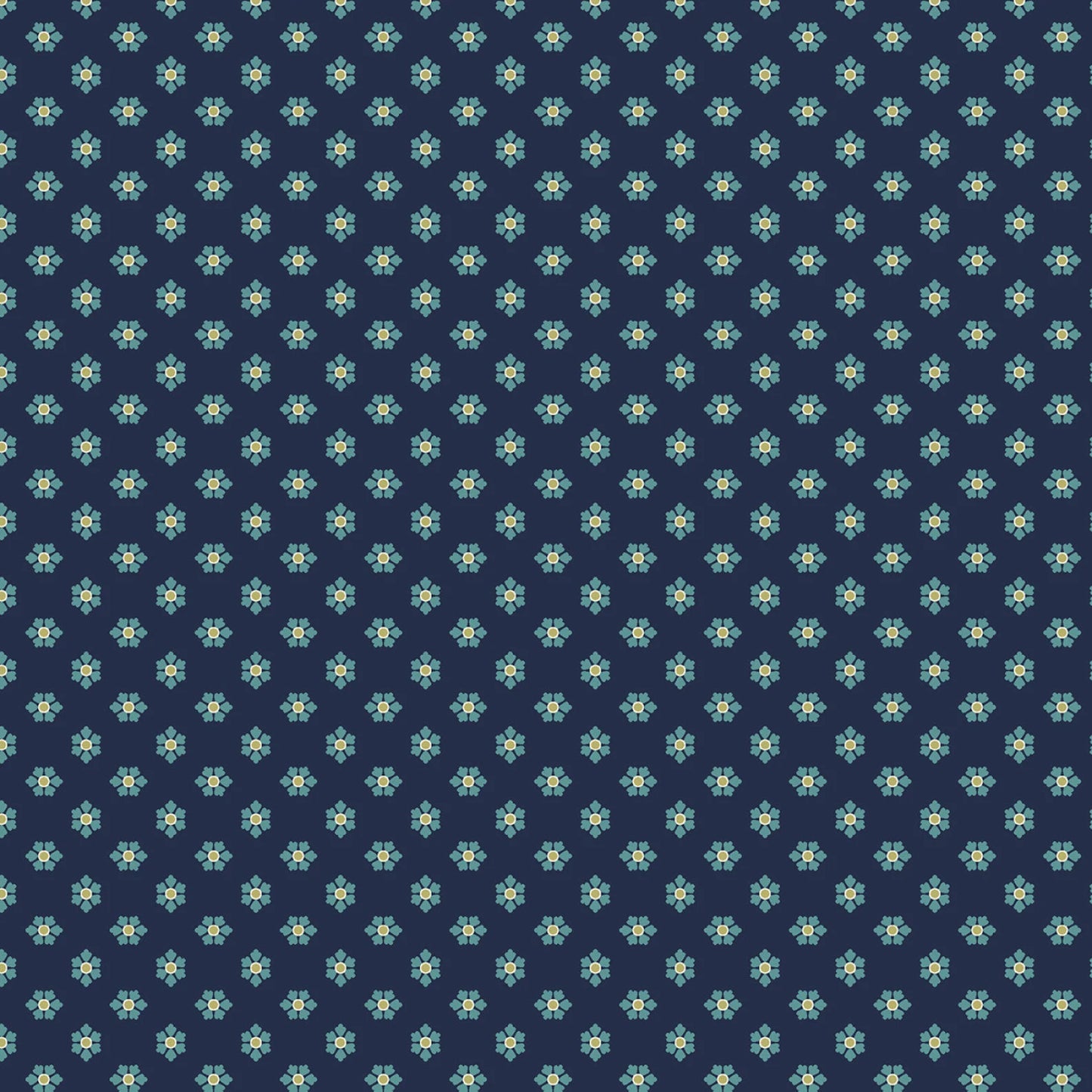 Midnight Meadow - Smithsonian Institution R650847 Navy by Marcus Fabrics