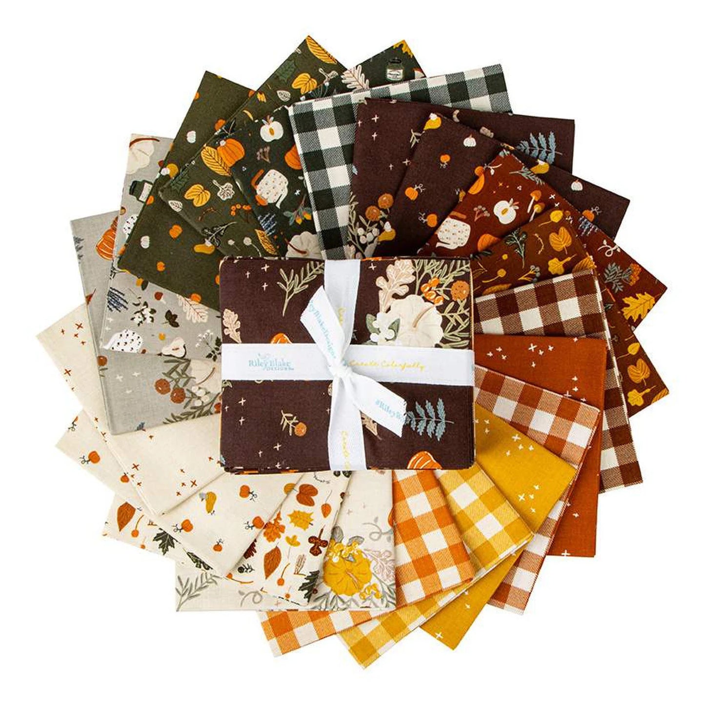 Pumpkin Spice - 10 Inch Stacker 42 Pieces by Riley Blake