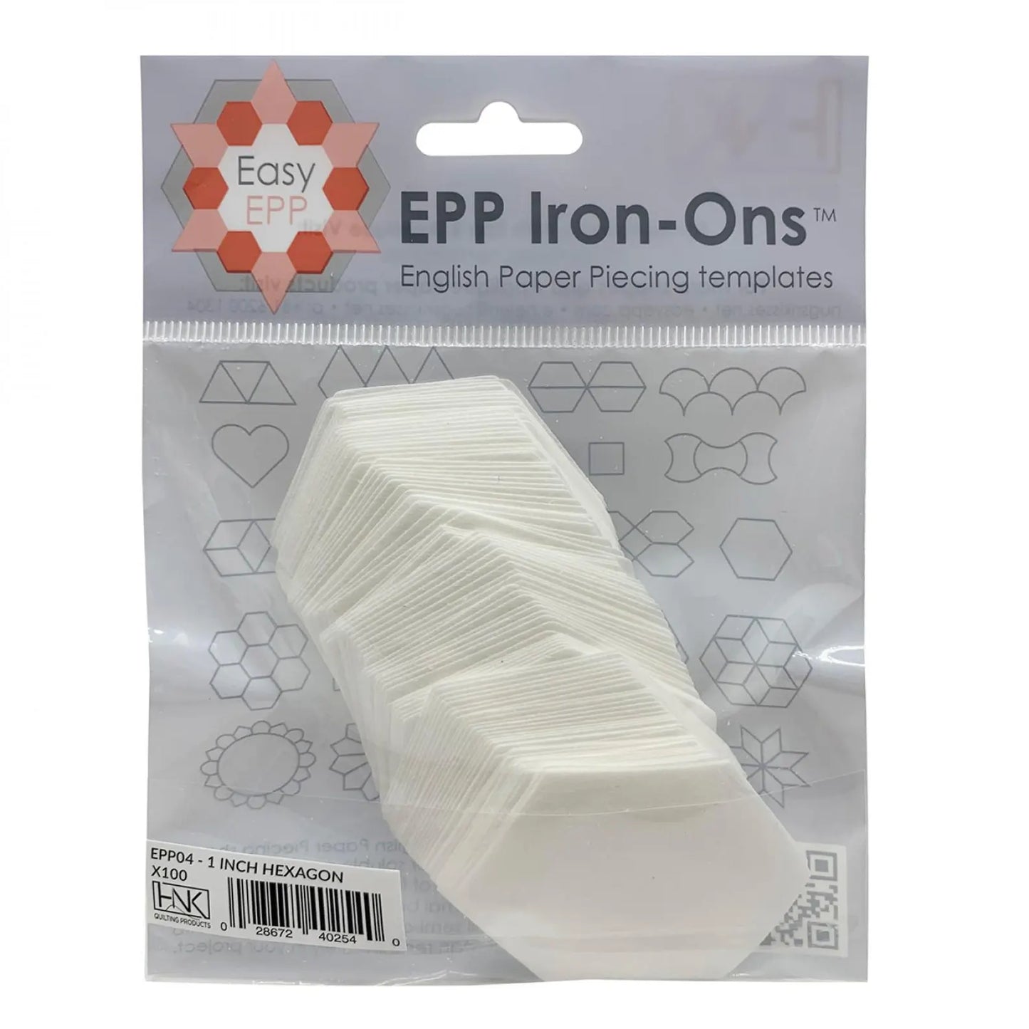 EPP Iron-Ons 1 inch Hexagons