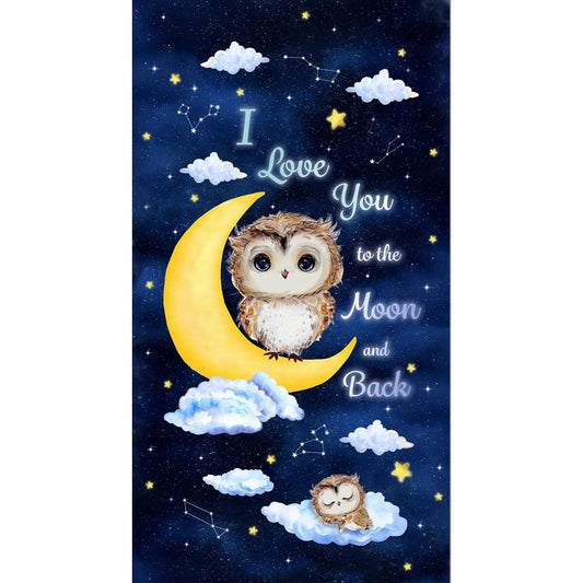 Owl Aways Love You - Panel CD3241 (106) by Timeless Treasures