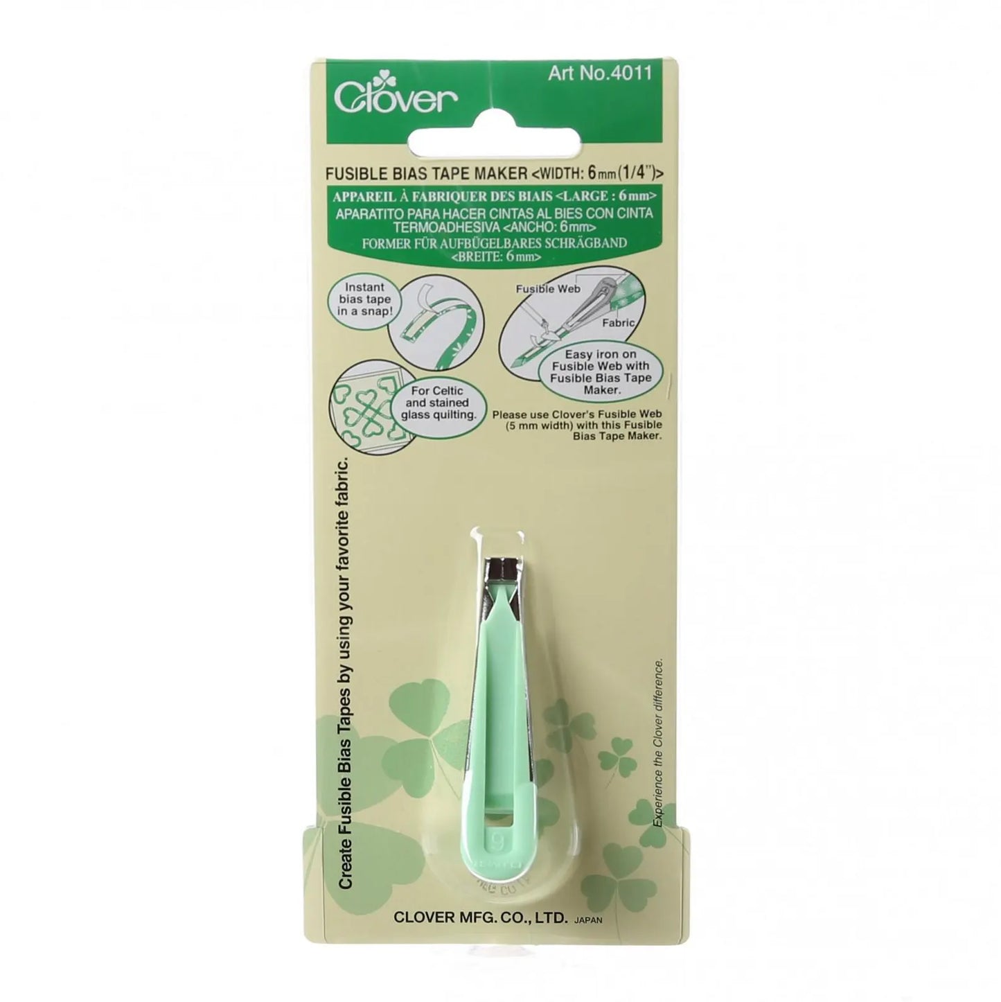 Clover - Fusible Bias Tape Maker 1/4"