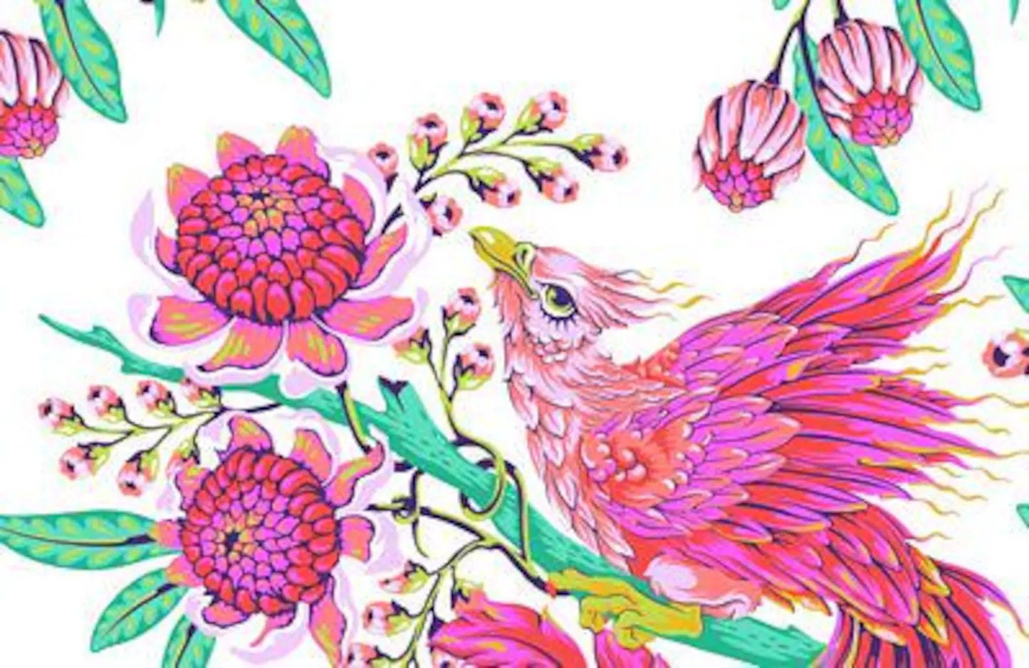 Tula Pink - X-Large Project Bag - Hot Wings
