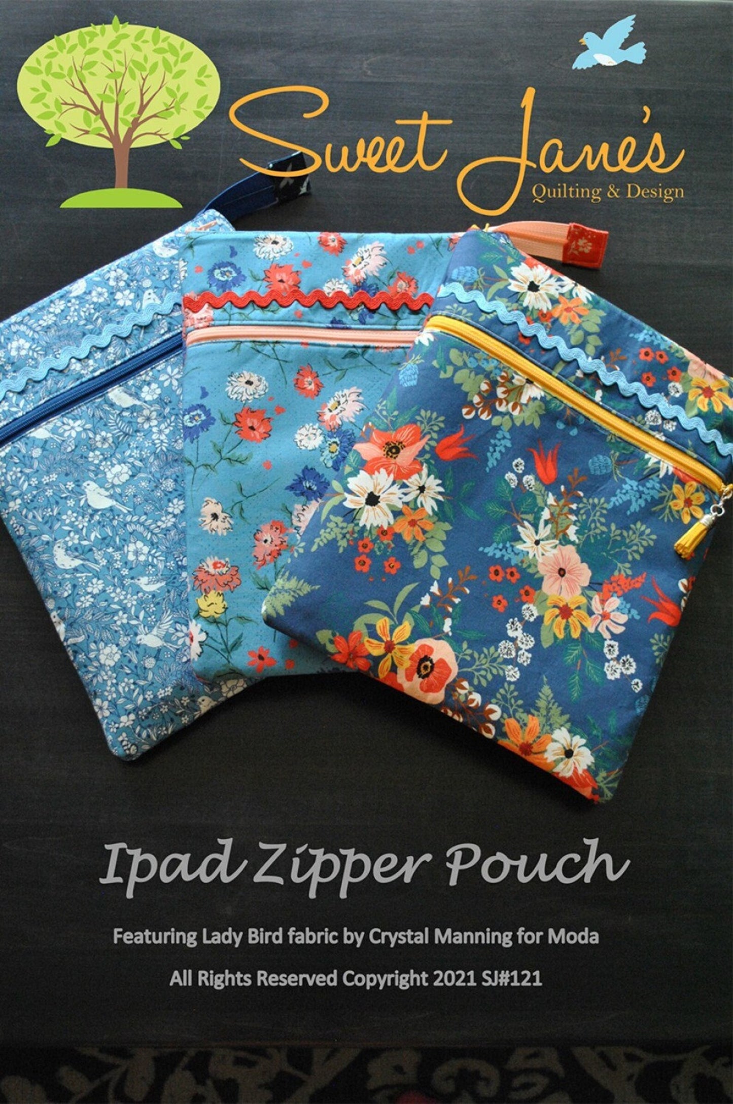 Ipad Zipper Pouch by Sweet Jane's Quilting & Design