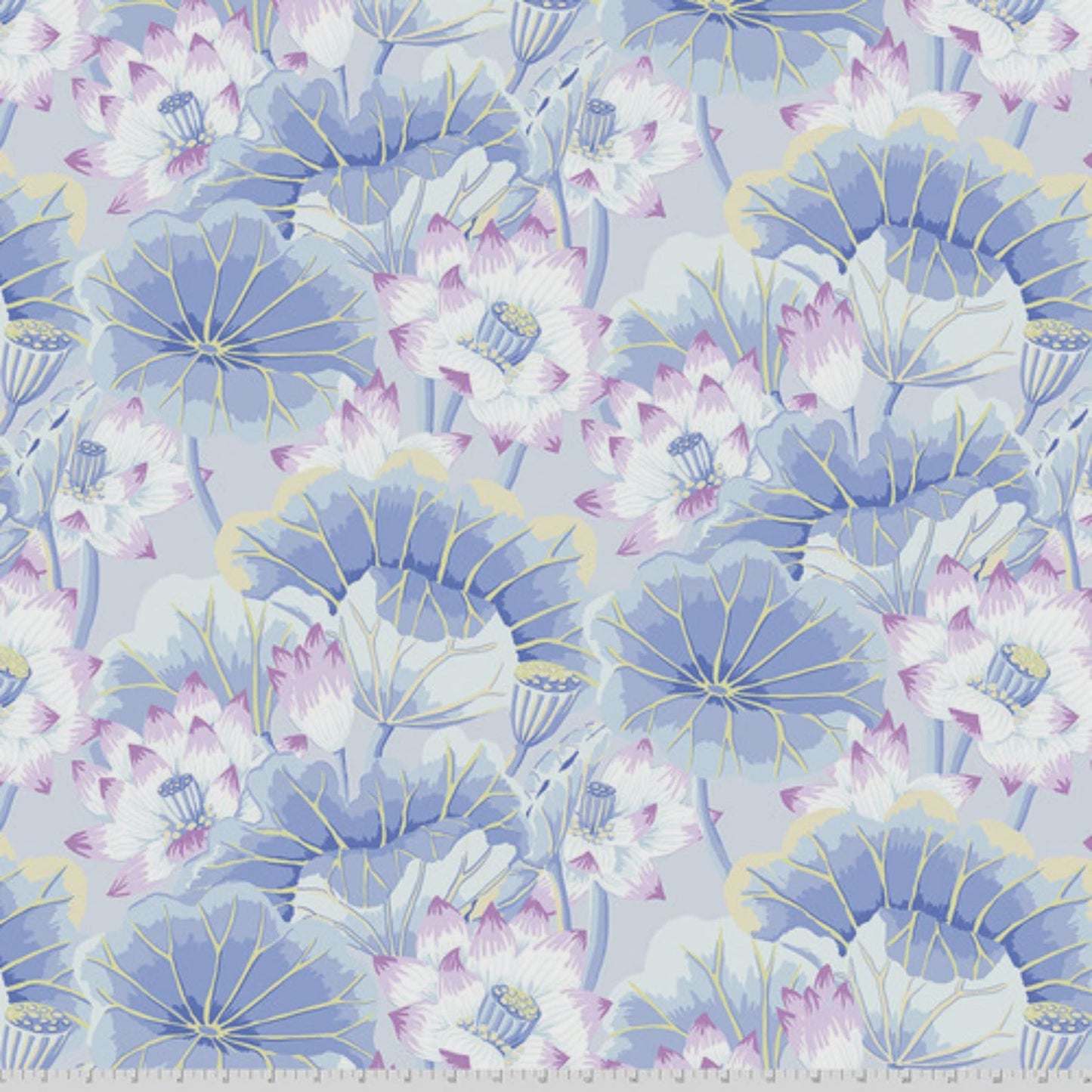 Kaffe Fassett Classics - Lake Blossoms - Sky - Free Spirit