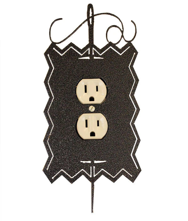 Needle And Thread Single Outlet Cover by Ackfeld Manufacturing