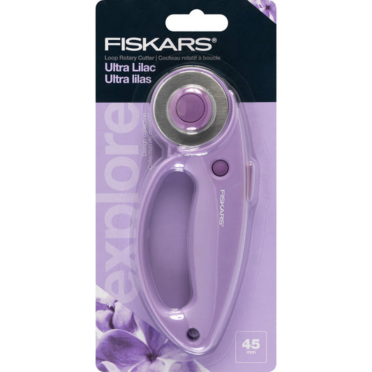 Ultra Lilac Loop Rotary Cutter 45mm by Fiskars