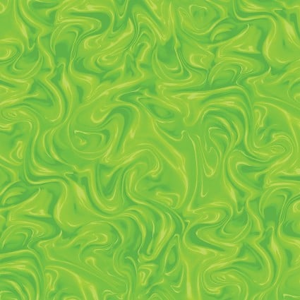 Marbleized Lime Green by Benartex