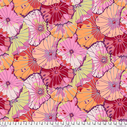 Kaffe Fassett - Lotus Leaf - Red - Free Spirit