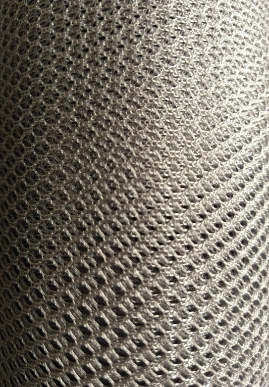 By Annie - Lightweight Mesh Fabric by the Yard - Pewter
