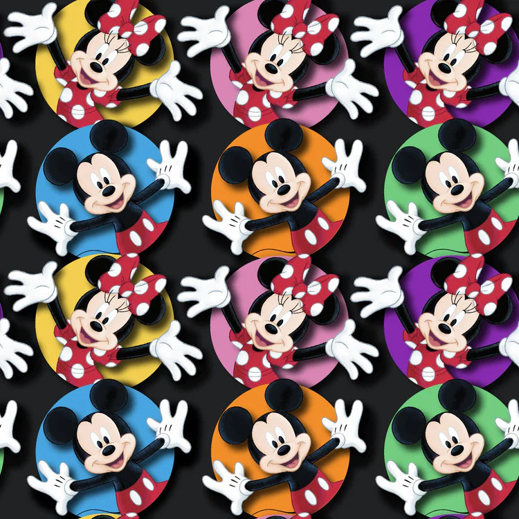 Mickey & Minnie Circles - Licensed Character 80467 for Springs Creative
