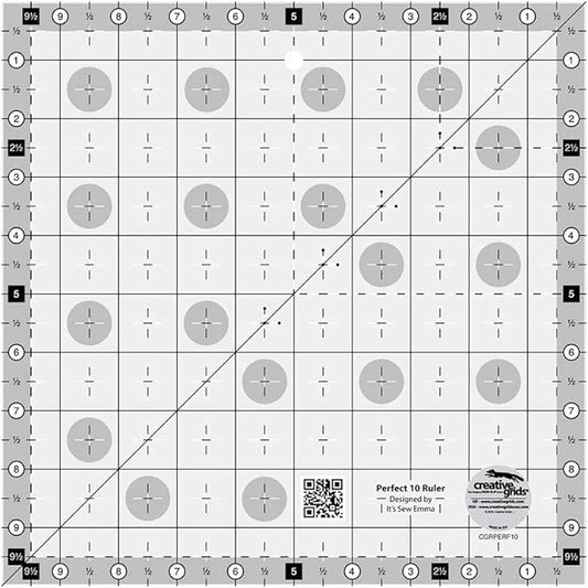 Creative Grids - Perfect 10 Square Ruler