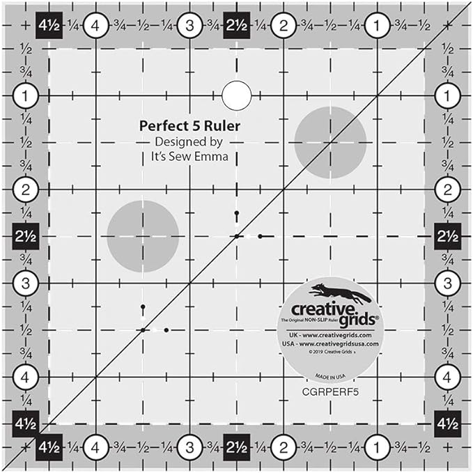 Creative Grids - Perfect 5 Ruler-Designed by It's So Emma