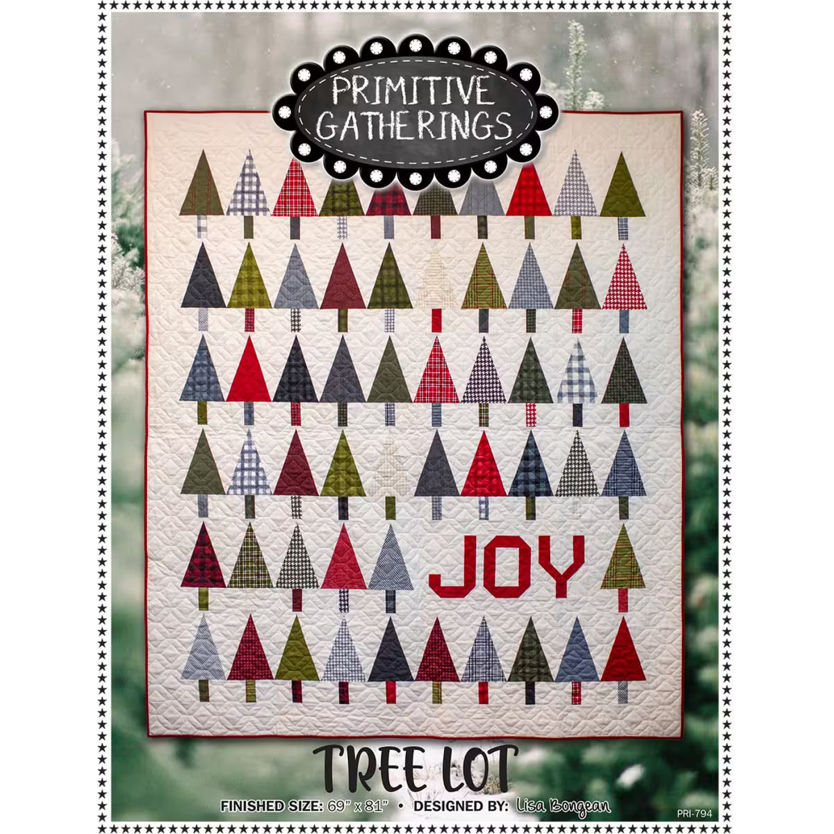 Tree Lot Quilt Pattern by Lisa Bongean for Primitive Gatherings