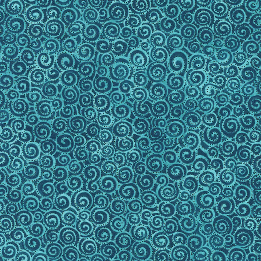 108" Laurel Burch Swirl Aqua Y4928 33 by Clothworks