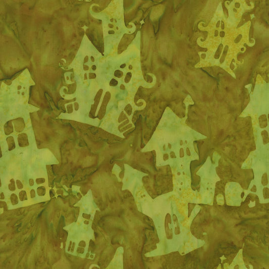 Tonga Batiks - Poison Haunted House B3549 by Timeless Treasures