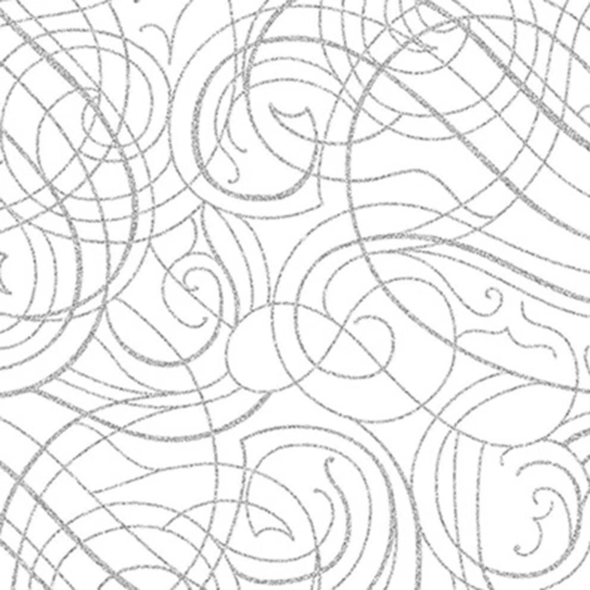 Christmas Wish - Swirls White-Silver Y7824-3S by Hoffman Fabrics