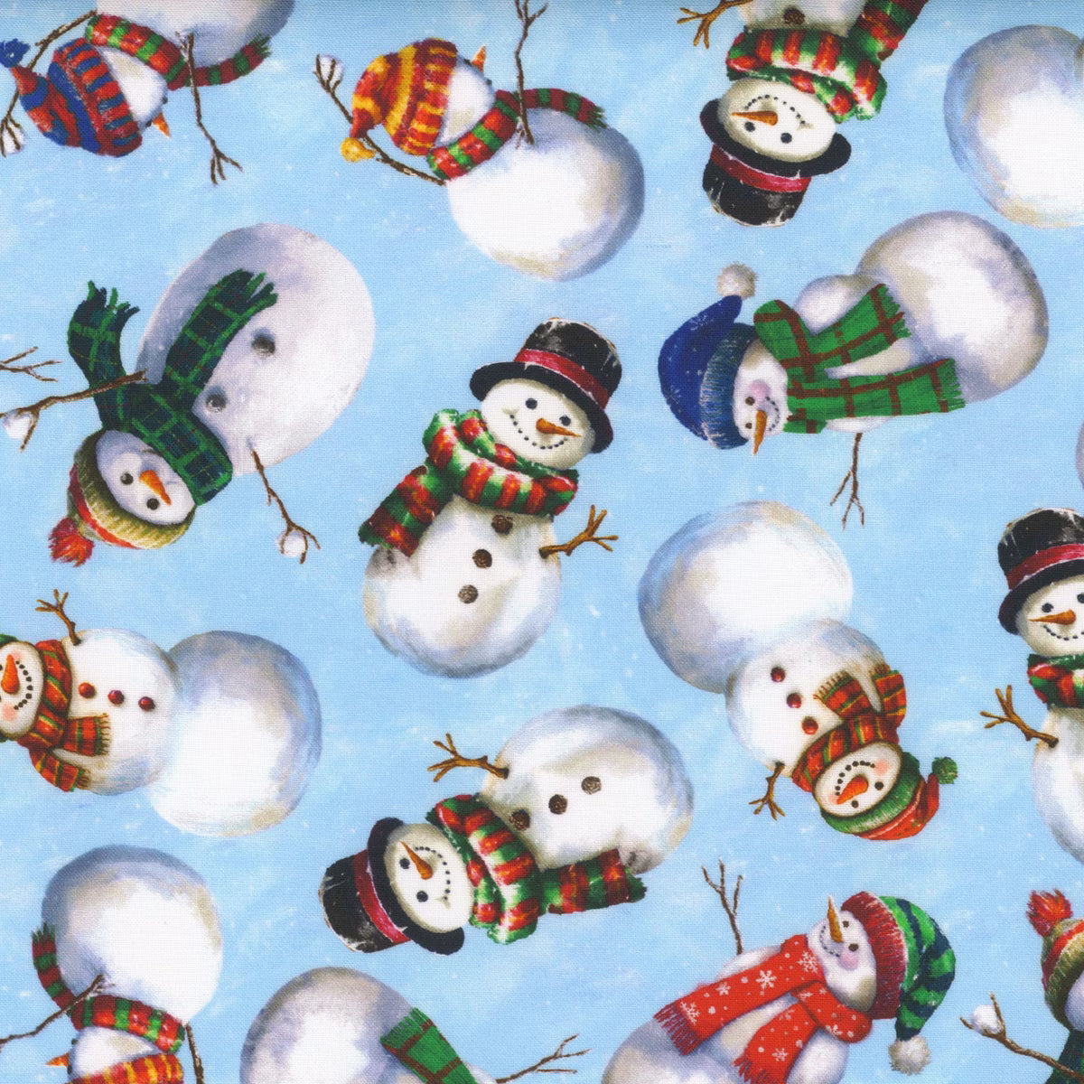 Winter Wonder - Icy Blue 55168D-2 by Windham Fabrics