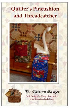 Quilter's Pincushion and Threadcatcher Pattern by The Pattern Basket