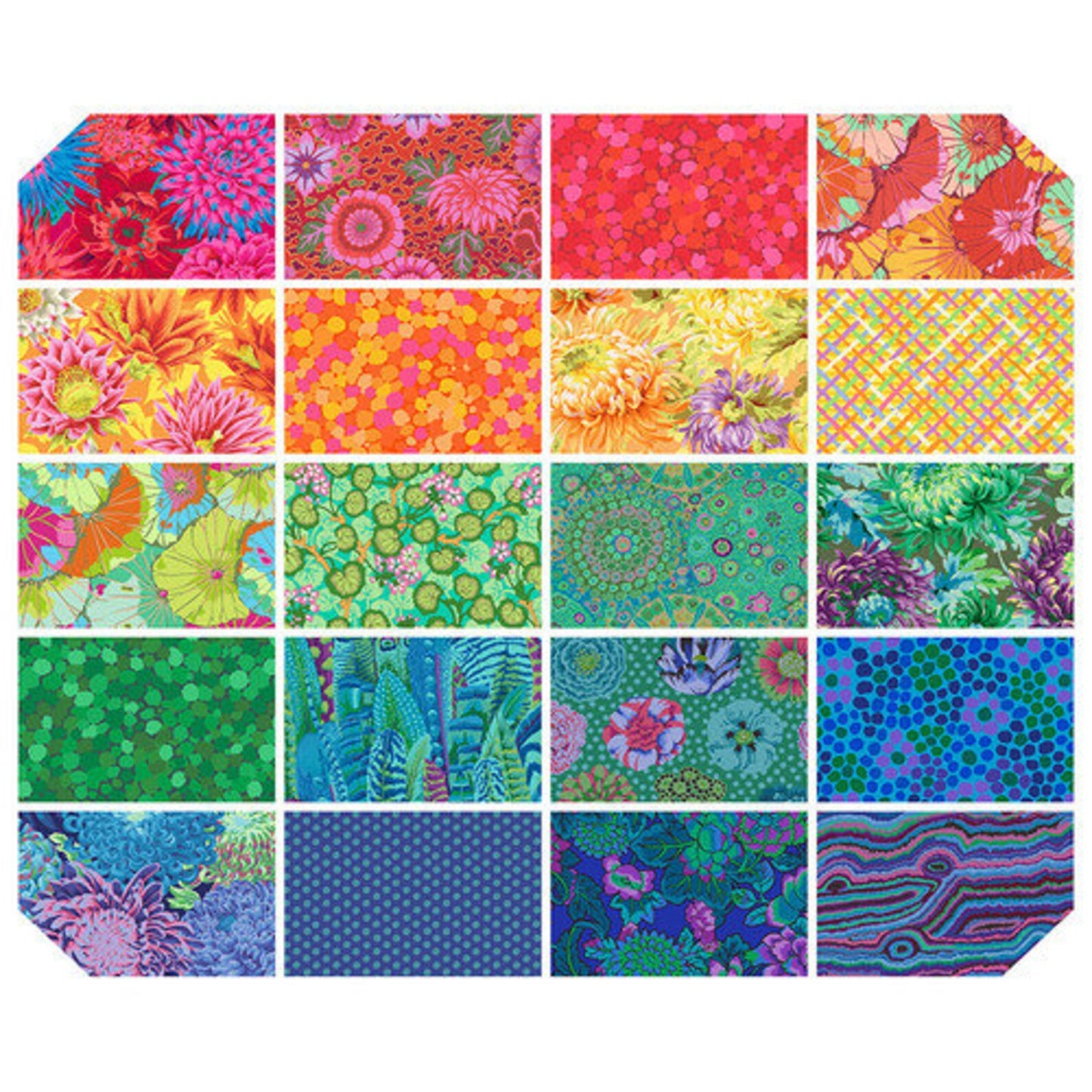 Rainbow Collection - 10" Squares by Kaffe Fassett