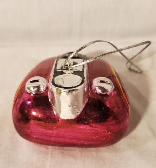 Harley-Davidson Ornament Gas Tank-Chrome and Red