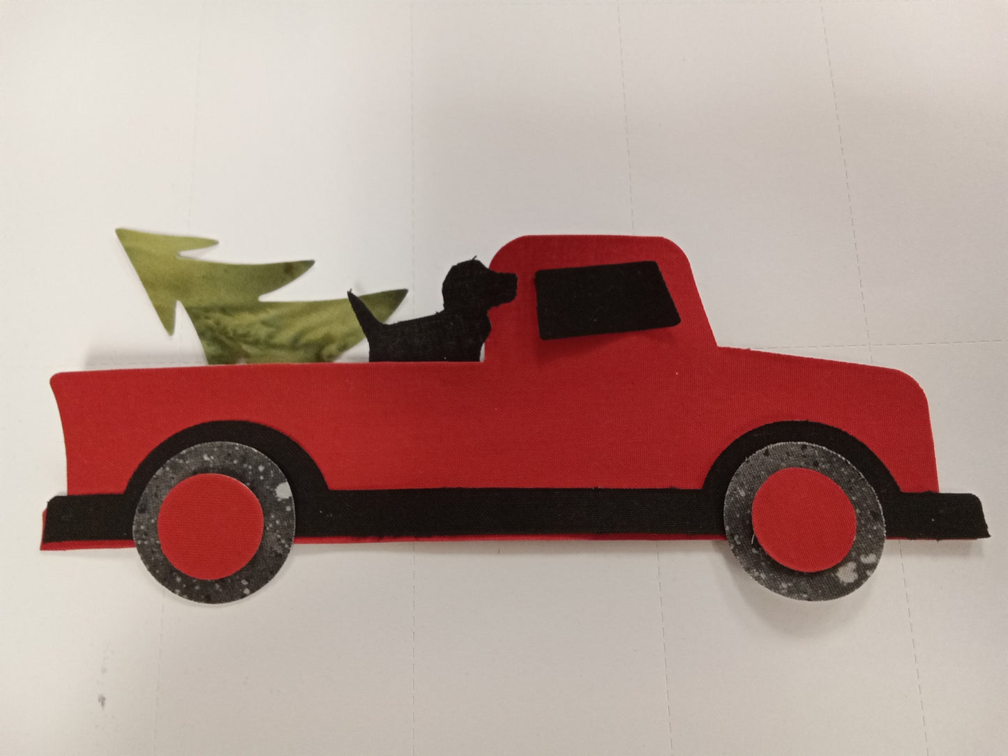 Applique Red Truck